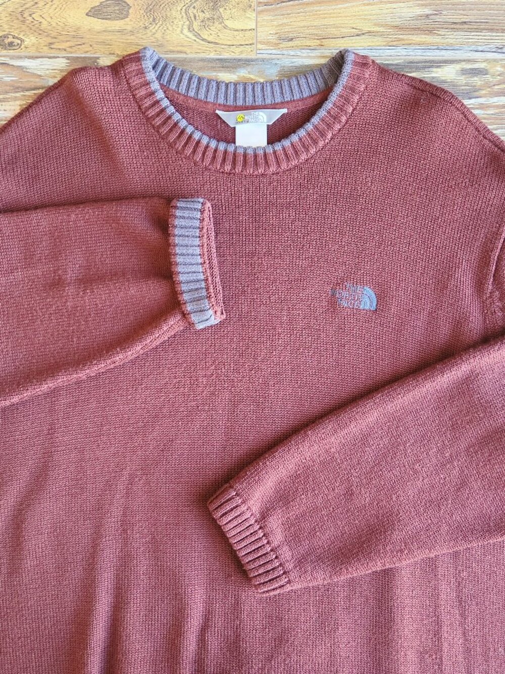 The North Face A5 Series Wool Blend Ribbed-Crew neck Sweater Brown
